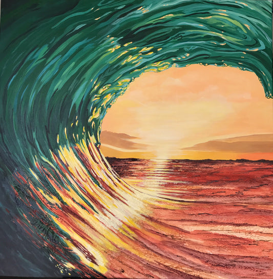 A7 square Print- Wave of Repentance