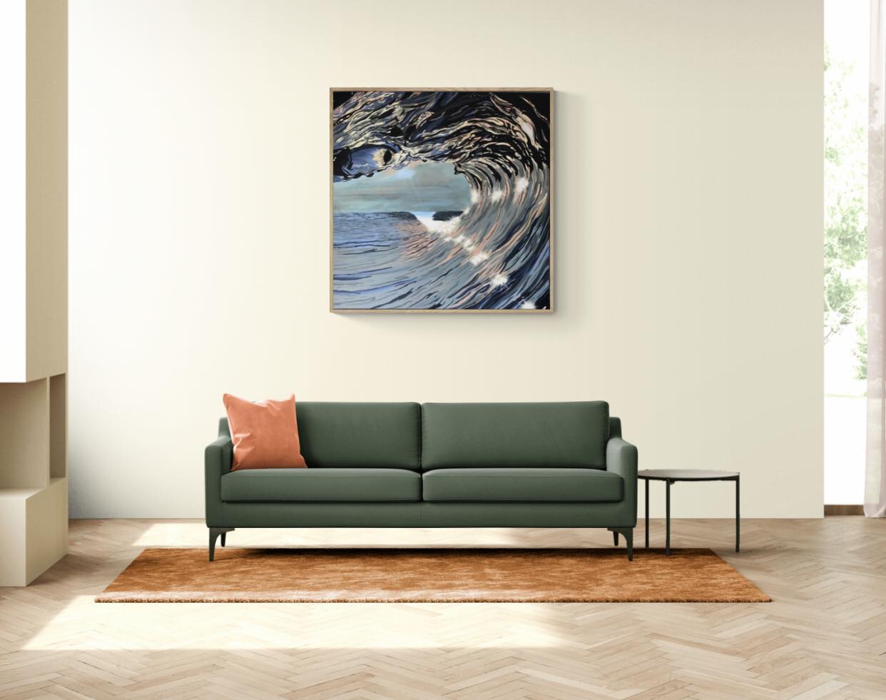 Golden Wave- SOLD, custom giclee prints available