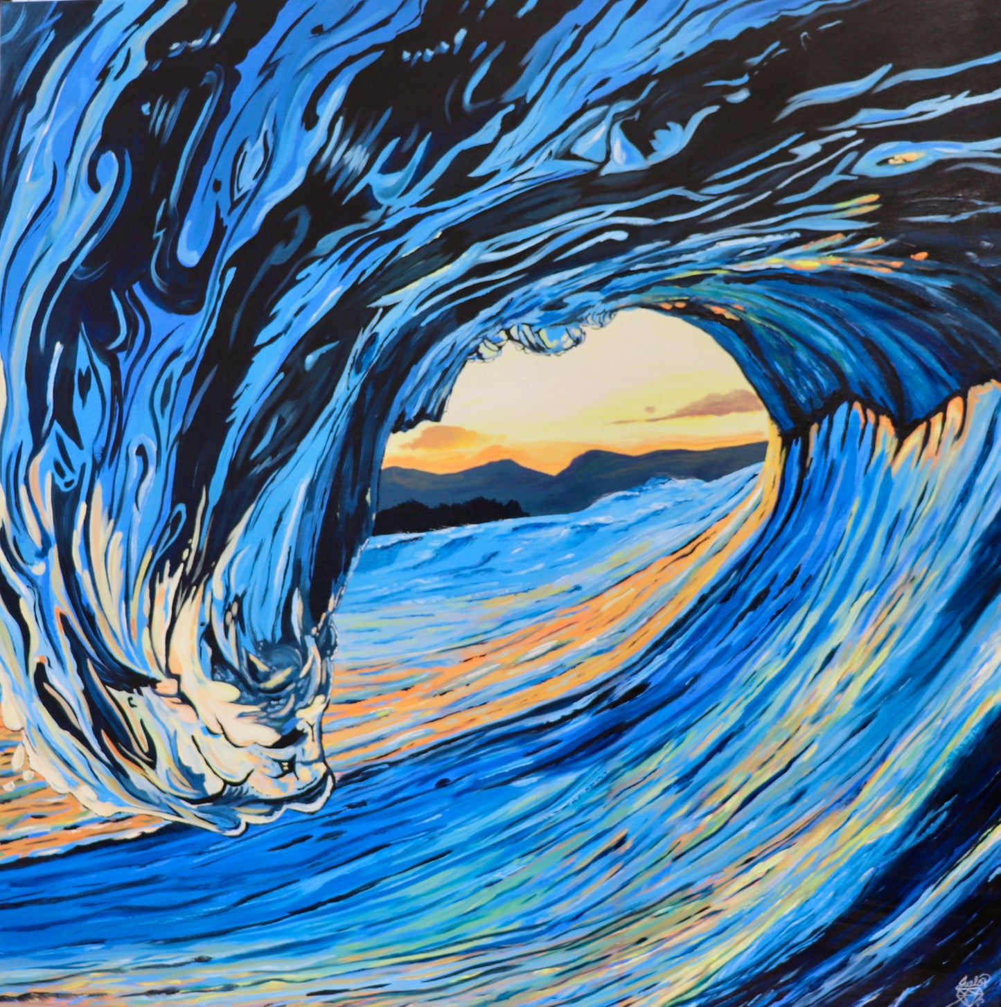 Wave of Understanding-SOLD- custom giclee prints available
